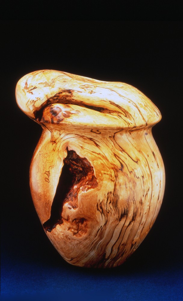 #4 Turned and Carved Sculptural Vase