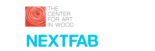NextFab and Center for Art in Wood Logo's