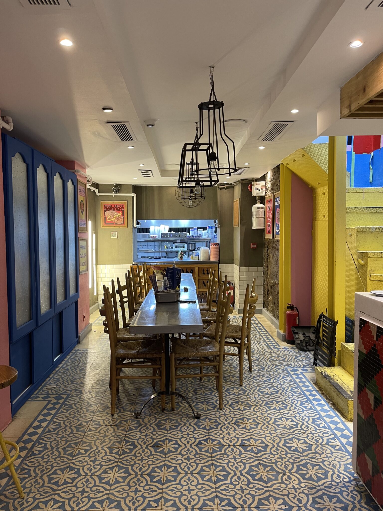 Cairo restaurant dining table